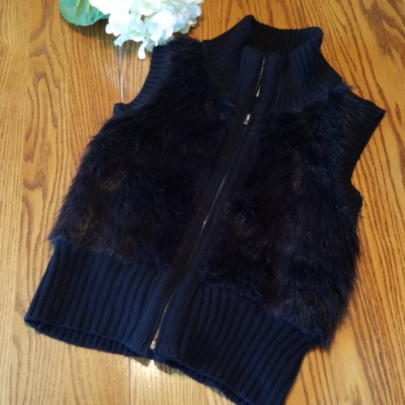 BONGO Jackets & Blazers - Bongo faux fur vest